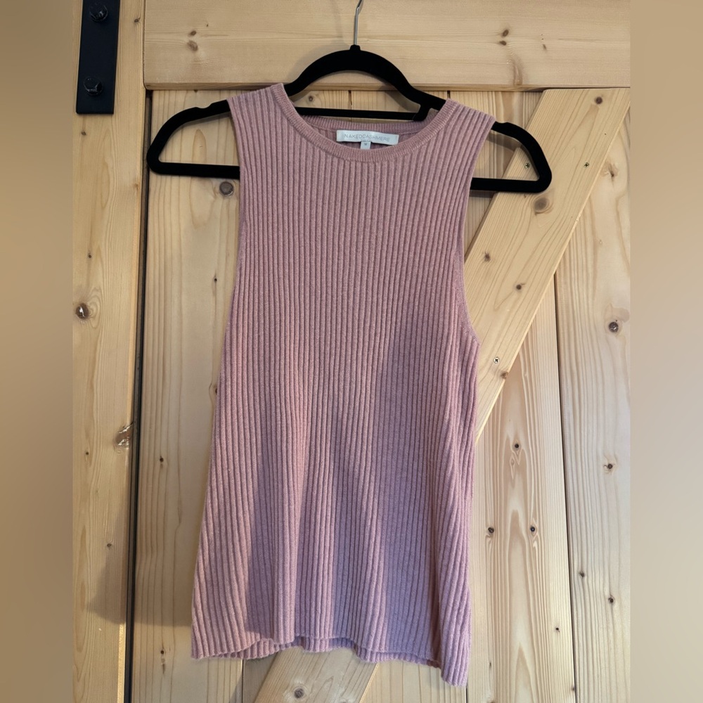 EUC NakedCashmere ribbed knit top